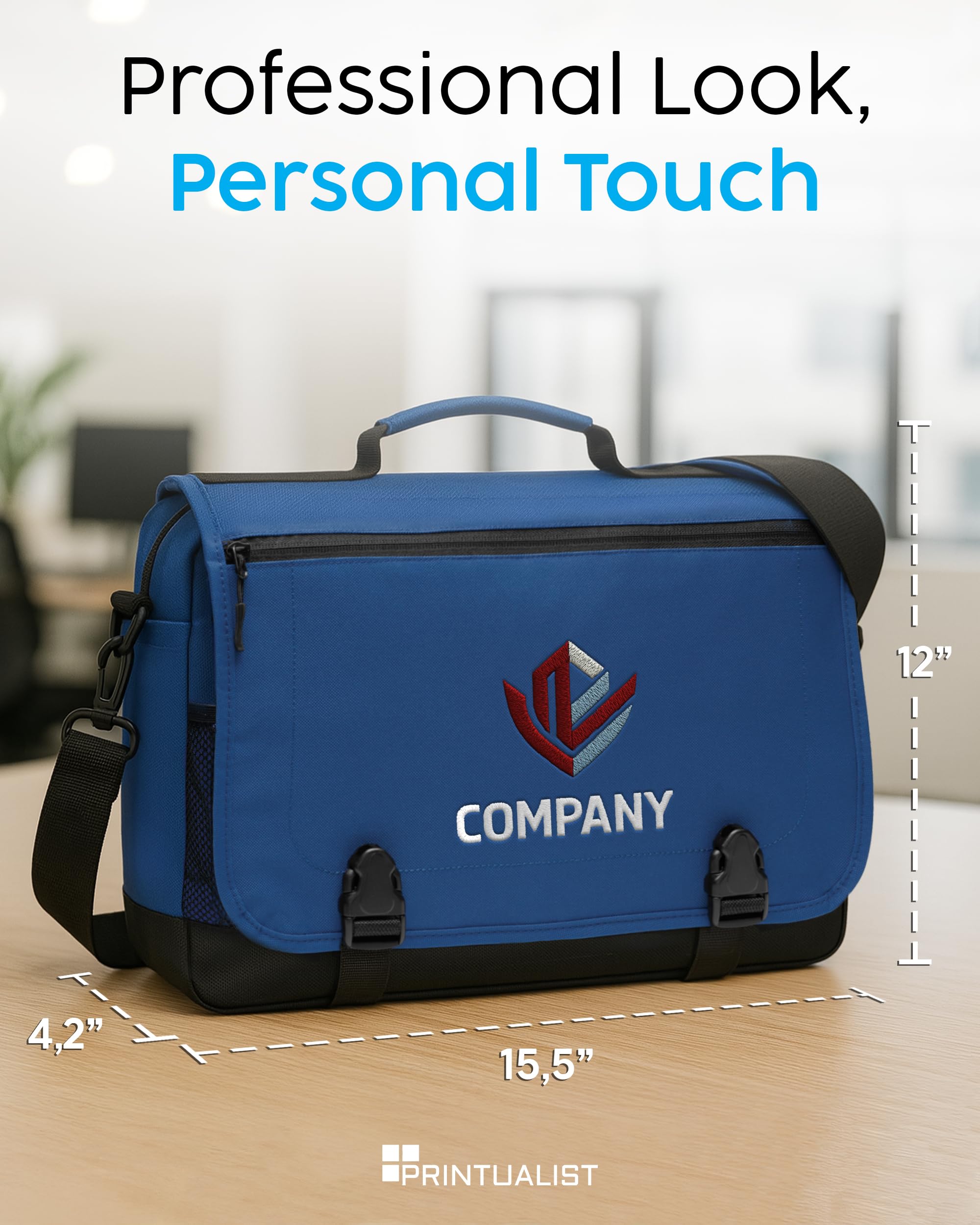 Amazon.com: Personalized Messenger Bag for Men, Women, Laptop